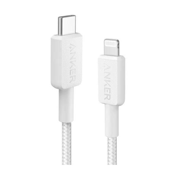 Anker A81B5G21 cable de conector Lightning 0,9 m Blanco