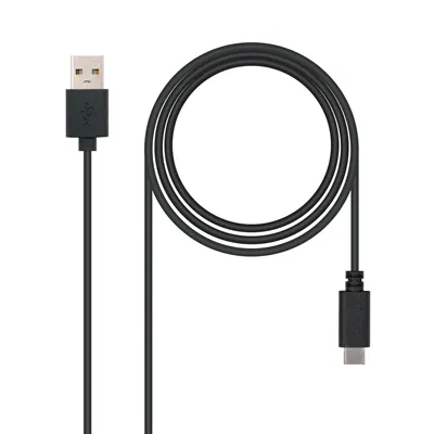 Cable USB 2.0 Nanocable 10.01.2101/ USB Tipo-C Macho - USB