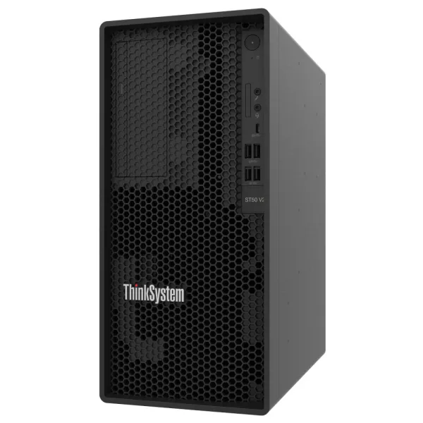 Lenovo ThinkSystem ST50 V2 servidor 2 TB Torre Intel Xeon E E-2324G 3,1 GHz 16 GB DDR4-SDRAM 500 W