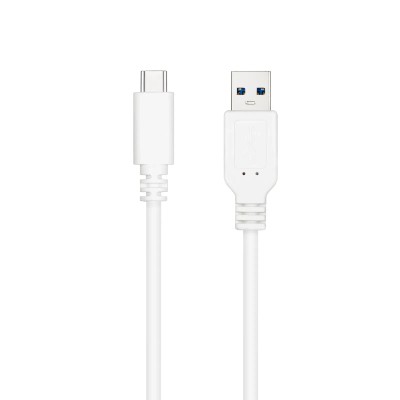 Cable USB 3.1 Tipo-C Nanocable 10.01.4000-W/ USB Tipo-C Macho -