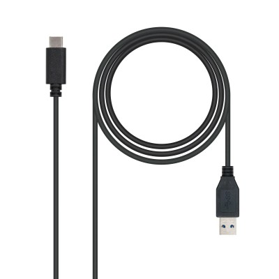 Cable USB 3.1 Nanocable 10.01.4001/ USB Tipo-C Macho - USB