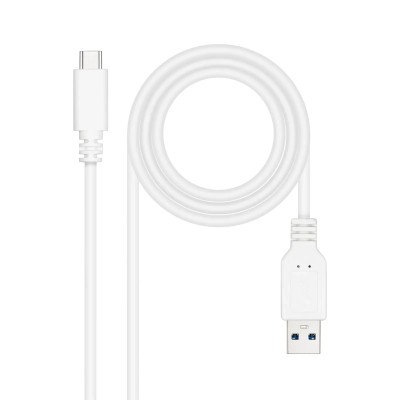 Cable USB 3.1 Tipo-C Nanocable 10.01.4001-L150-W/ USB Tipo-C