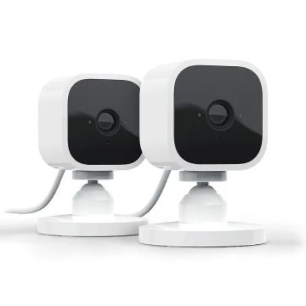 Camara Ip Wifi Blink Mini "kit 2 Camaras" Compatible Alexa 1080p 30fps 110º Altavoz Micro