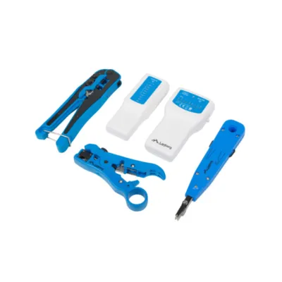 SET HERRAMIENTAS LANBERG NETWORK UNIVERSAL Y CABLE TESTER