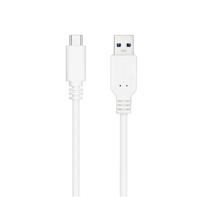 Cable USB 3.1 Tipo-C Nanocable 10.01.4001-W/ USB Tipo-C Macho -