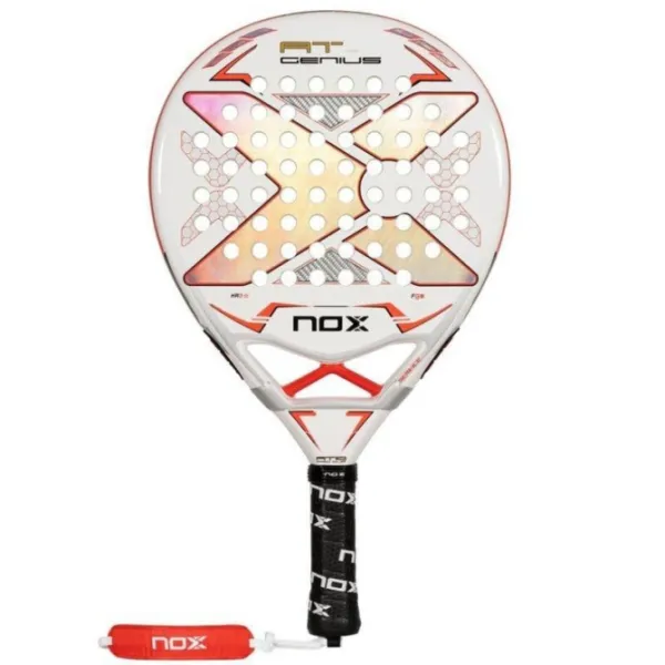 Pala de Pádel NoxSport AT Pro Cup 2024/ Blanca y Naranja