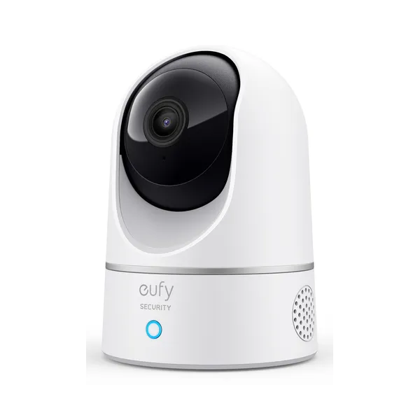 Eufy Security Indoor CAM 2K Pan & Tilt, Camara vigilancia WiFi Interior, Reconocimiento de Personas, con Asistente de Voz, Senso