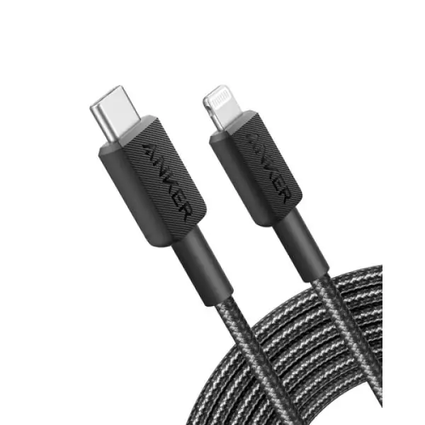 Anker A81B7G11 cable de conector Lightning 3 m Negro