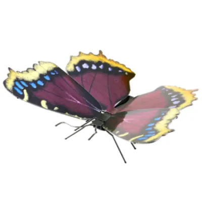 Maqueta 3d Metal Fascinations Mourning Cloak Montaje Sin