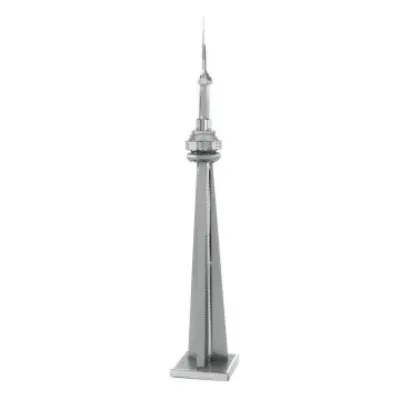 Maqueta 3d Metal Fascinations Cn Tower Montaje Sin Pegamento Ni