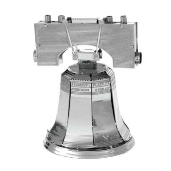 Maqueta 3d Metal Fascinations Liberty Bell Montaje Sin Pegamento Ni Soldadura Maquetas 3d