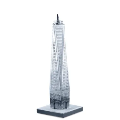 Maqueta 3d Metal Fascinations One World Trade Center Montaje