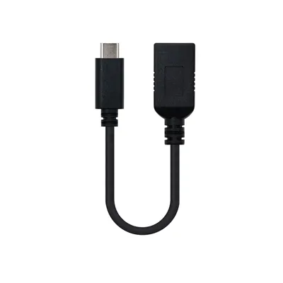 Cable USB 3.1 Nanocable 10.01.4201/ USB Tipo-C Macho - USB