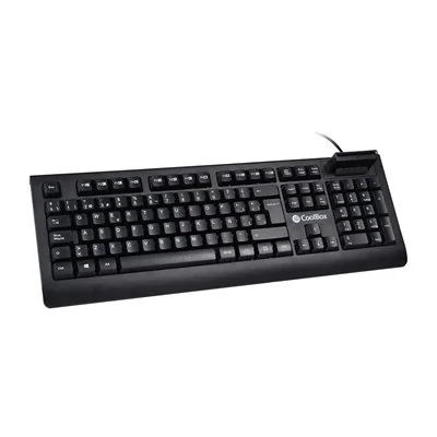 CoolBox COO-TEC04DNI teclado Oficina USB QWERTY Español Negro