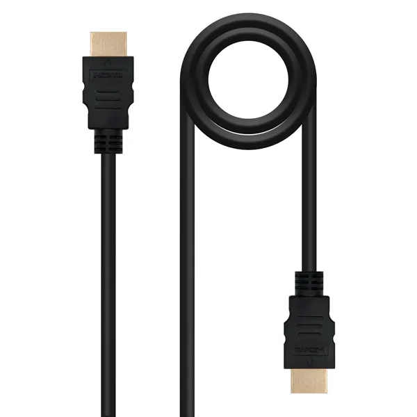 Cable HDMI 1.4 Nanocable 10.15.1705/ HDMI Macho - HDMI Macho/ 5m/ Negro