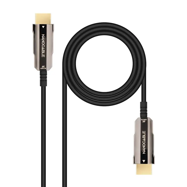 Cable HDMI 2.0 AOC 4K Nanocable 10.15.2020/ HDMI Macho - HDMI Macho/ 20m/ Negro