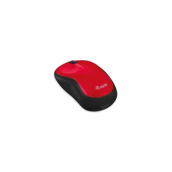 MOUSE INALAMBRICO EQUIP COMFORT WIRELESS MOUSE 1200DPI COLOR ROJO