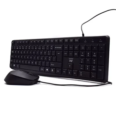 Ewent EW3007 teclado Ratón incluido Oficina USB QWERTY