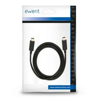 Ewent Cable Carga Rápida USB-C PD 100W 1m Negro