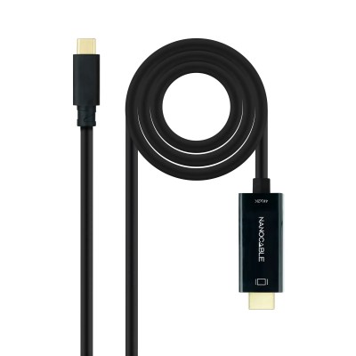 Cable Conversor Nanocable 10.15.5132/ USB Tipo-C Macho - HDMI