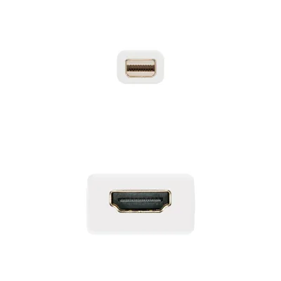 Cable Conversor Nanocable 10.16.0602-W/ Mini DisplayPort Macho