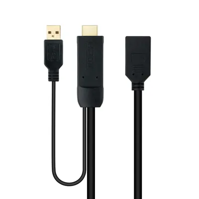 Cable Conversor Nanocable 10.16.0205/ HDMI Macho - DisplayPort