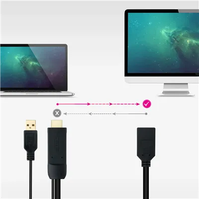 Cable Conversor Nanocable 10.16.0205/ HDMI Macho - DisplayPort