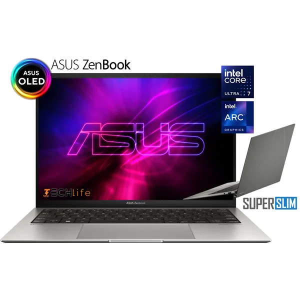 Asus ZenBook S 13 OLED UX5304MA - Intel Core Ultra 7-155U 16GB 512GB SSD 13.3' W11