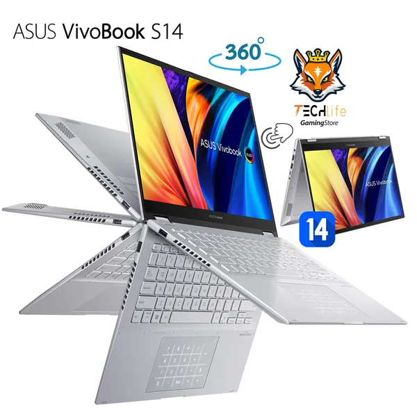 Asus VivoBook S 14 Flip TP3402VA Intel Core i5-1335u 16GB 512GB SSD 14'Táctil