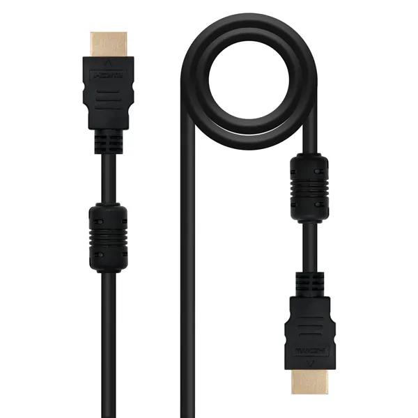 Cable HDMI 1.4 Nanocable 10.15.1810/ HDMI Macho - HDMI Macho/ 10m/ Negro