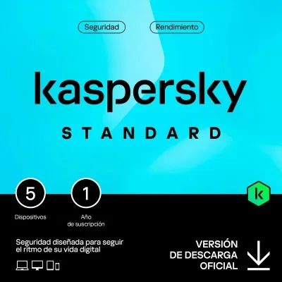 Kaspersky Standard Antivirus 2024 | 5 Dispositivos | 1 año |