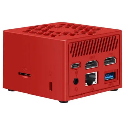 Leotec MiniPC N100 12GB 256GB Rojo