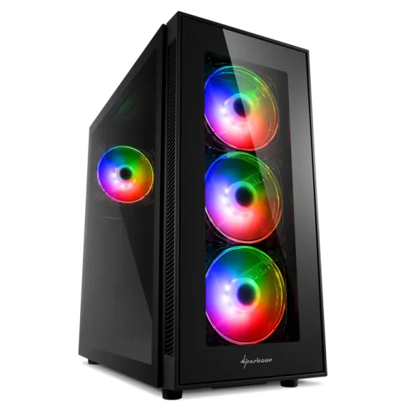 Sharkoon TG5 Pro RGB Cristal Templado USB 3.1 Negra