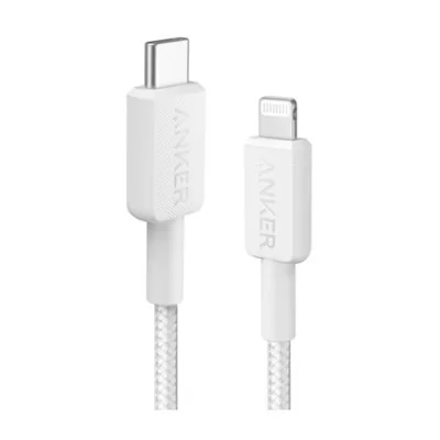 Anker A81B5G21 cable de conector Lightning 0,9 m Blanco