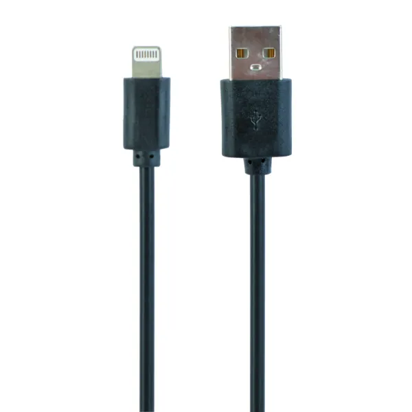 Gembird CC-USB2-AMLM-1M cable de conector Lightning Negro