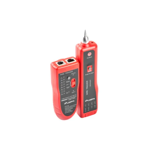 Lanberg NT-0501 comprobador de cables de red Negro, Rojo