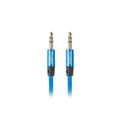 Lanberg CA-MJMJ-10CU-0010-BL cable de audio 1 m 3,5mm Azul