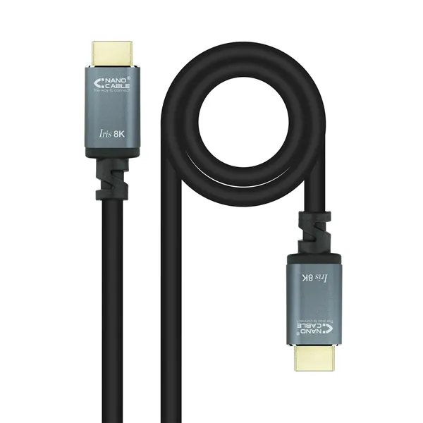 Cable HDMI 2.1 8K Nanocable 10.15.8001-L150/ HDMI Macho - HDMI Macho/ 1.5m/ Negro