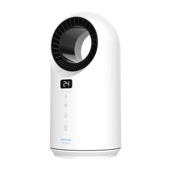 Cecotec Ready Warm 8200 Bladeless Connected Calefactor con 1500 W, control por Wi-Fi, mando a distancia, táctil, panta