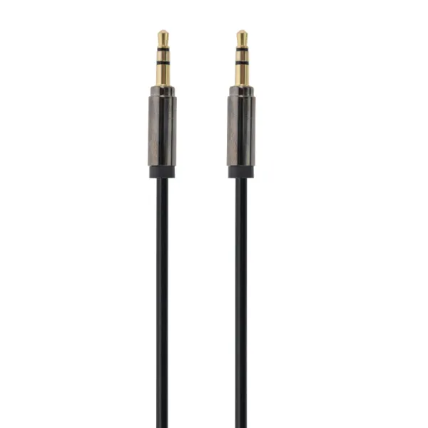 Gembird Cable CCAP-444-0.75M (Mini Jack M - Mini Jack M; 0,75m; black color) cable de audio 3,5mm Negro