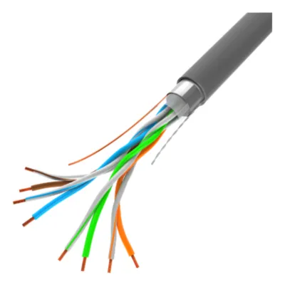 Lanberg Bobina Cable de Red RJ45 Cat.5E FTP Rígido CCA 305m Gris