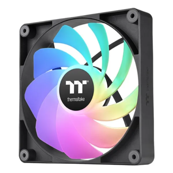 Thermaltake CT120 Reverse ARGB Carcasa del ordenador Ventilador 12 cm Negro 2 pieza(s)