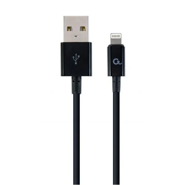 Cablexpert CC-USB2P-AMLM-2M cable de conector Lightning Negro