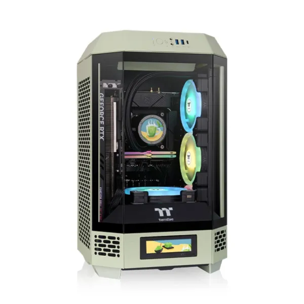 Thermaltake The Tower 250 Matcha Green Mini Tower Verde