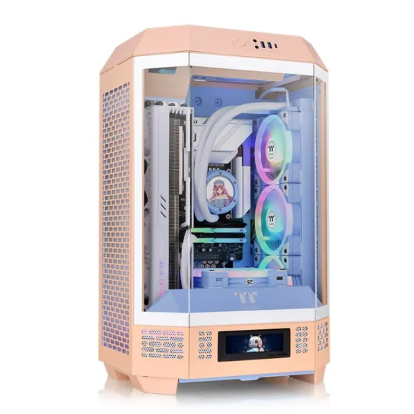 Thermaltake Tower 300 Peach Fuzz Micro Torre Durazno