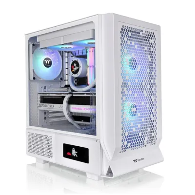 Thermaltake Ceres 330 TG ARGB Snow Mid Tower ATX Cristal