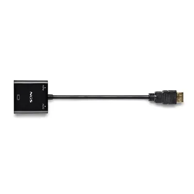 Cable Conversor NGS Chamaleon/ HDMI Macho - VGA Hembra/ 15cm/