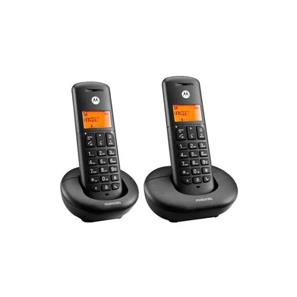 Motorola E202 Duo Teléfono DECT Negro