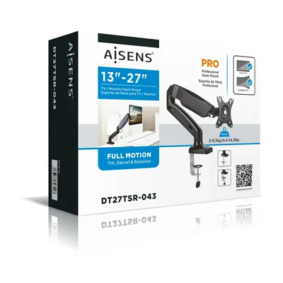 AISENS DT27TSR-043 soporte para monitor 81,3 cm (32") Negro