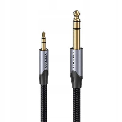 Cable Estéreo Vention BAUHD/ Jack 3.5 Macho - Jack 6.3 Macho/